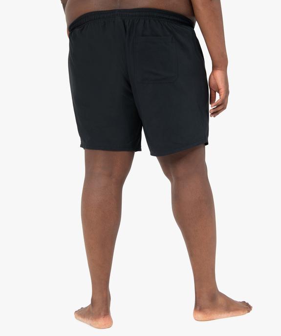 Short de bain homme grande taille uni vue3 - GEMO (PLAGE) - GEMO
