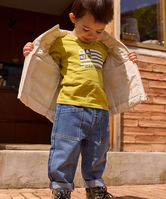Tee-shirt manches longues en coton imprimé bébé garçon - LuluCastagnette vue2 - LULUCASTAGNETTE - GEMO