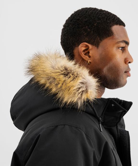 Parka imperméable à capuche avec bord amovible homme vue2 - GEMO 4G HOMME - GEMO