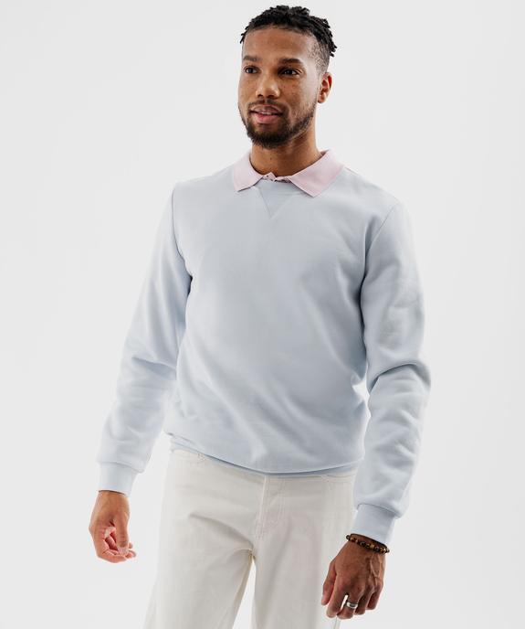 Sweat en molleton doux homme vue2 - GEMO 4G HOMME - GEMO