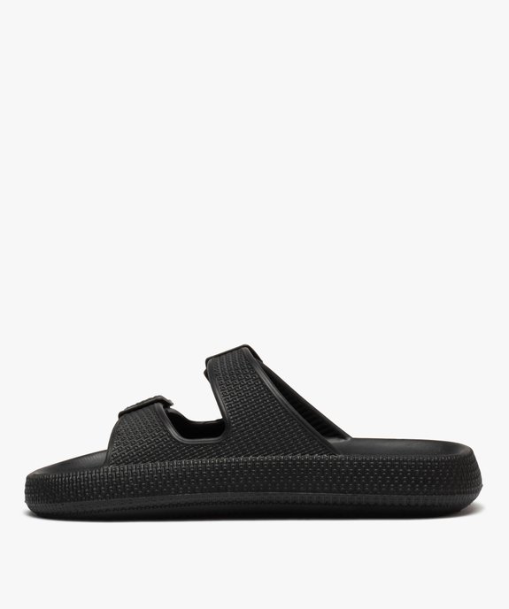 Mules de piscine femme unies à larges brides à boucle avec semelle plateforme - Beppi vue3 - SANS MARQUE - GEMO