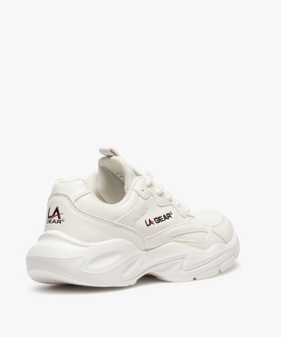 Baskets femme à lacets running unies – LA Gear vue4 - L.A. GEAR - GEMO