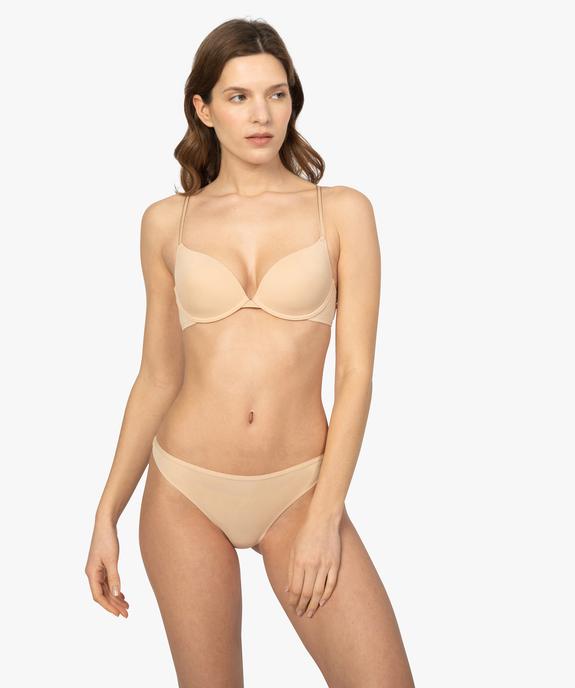 Lot de 2 strings en microfibre vue3 - GEMO(HOMWR FEM) - GEMO