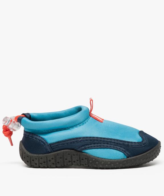 Chaussures aquatiques garçon ajustables vue1 - GEMO (PLAGE) - GEMO