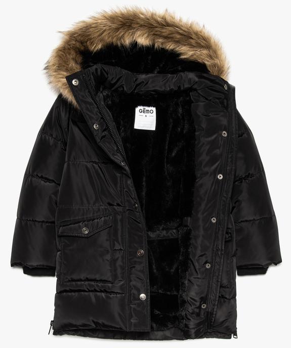 Manteau garçon à capuche   vue3 - GEMO (ENFANT) - GEMO