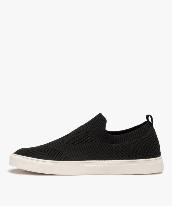 Baskets homme style chaussettes en maille unie vue3 - GEMO (SPORTSWR) - GEMO