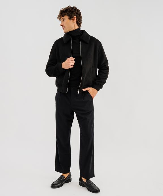 Tee-shirt uni col roulé homme vue4 - GEMO 4G HOMME - GEMO
