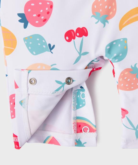 Maillot de bain combinaison à motifs fruits bébé fille vue2 - GEMO(BEBE DEBT) - GEMO