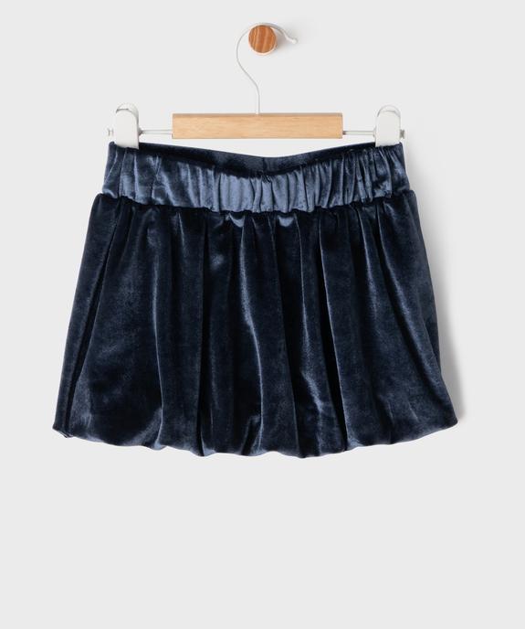 Jupe ballon en velours bébé fille vue3 - GEMO(BEBE DEBT) - GEMO
