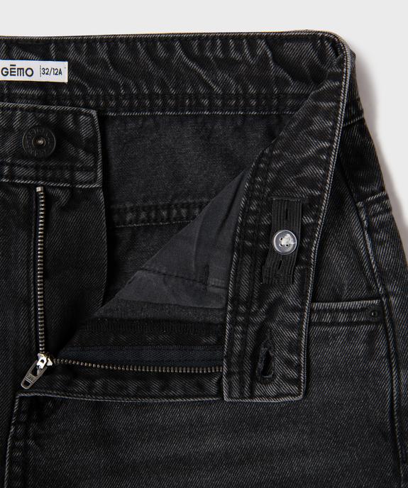 Bermuda en jean avec taille ajustable garçon vue2 - GEMO (JUNIOR) - GEMO