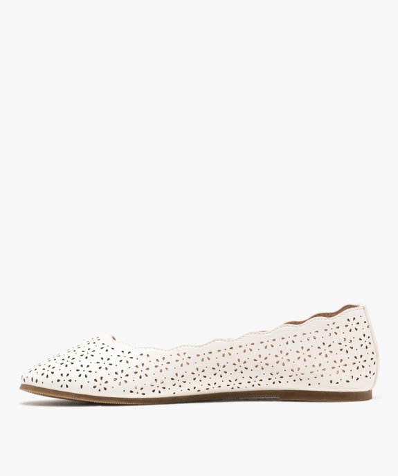 Ballerines à motifs ajourés et col ondulé femme - Valentina Baldano vue10 - VALENTINA BALDA - GEMO