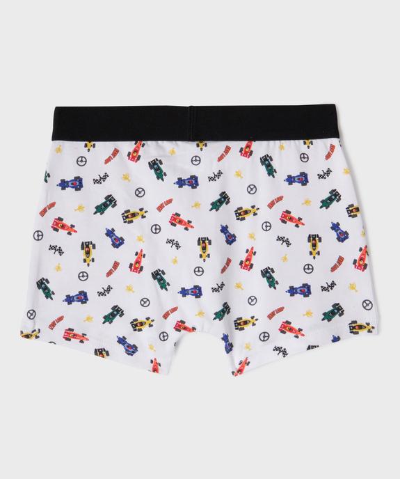 Boxer en coton stretch garçon (lot de 2) vue3 - GEMO 4G GARCON - GEMO