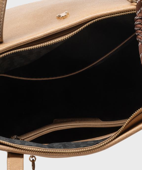 Sac cabas porté épaule avec pampilles amovibles femme - LuluCastagnette vue3 - LULU CASTAGNETT - GEMO