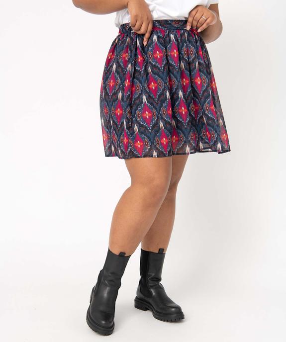 Jupe femme grande taille vue2 - GEMO (G TAILLE) - GEMO