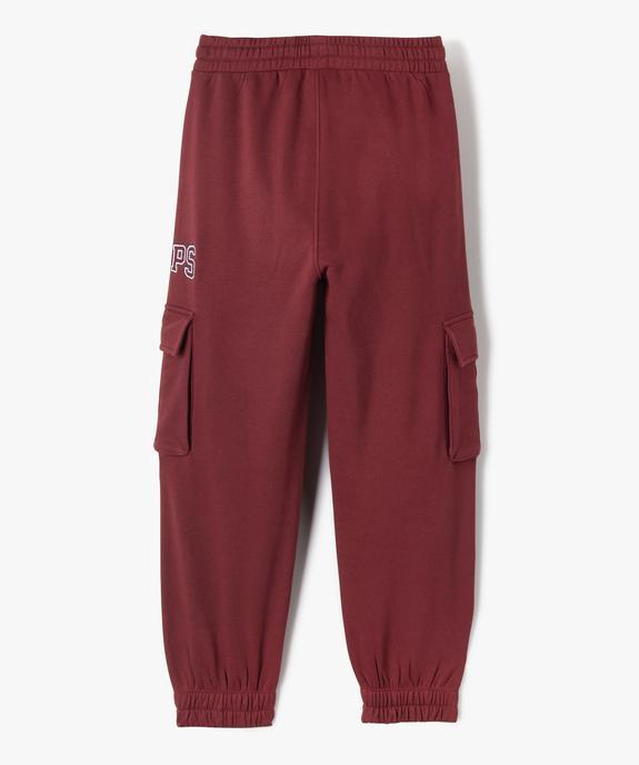 Pantalon de jogging ample intérieur molletonné garçon - Camps United vue3 - CAMPS - GEMO