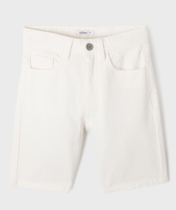 Bermuda en jean skater garçon vue1 - GEMO (ENFANT) - GEMO