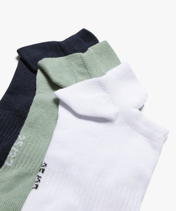 Chaussettes ultra coutes de sport femme (lot de 3) vue4 - GEMO(HOMWR FEM) - GEMO