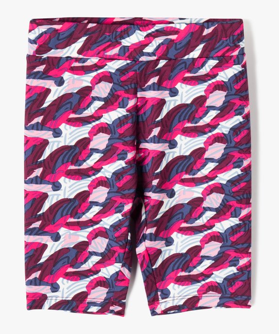 Leggings court extensible imprimé fille vue1 - GEMO (ENFANT) - GEMO