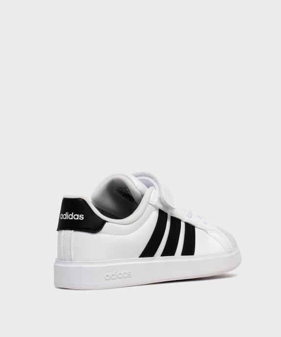 Baskets Streettalk EL C fermeture scratch enfant - Adidas vue4 - ADIDAS - GEMO