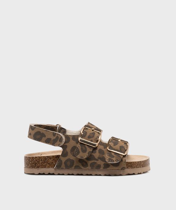 Sandales 2 brides à motif léopard fille - Lovely Wings vue1 - LOVELY WINGS - GEMO