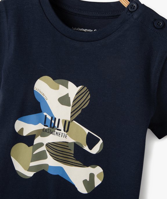 Tee-shirt bébé garçon imprimé - LuluCastagnette vue2 - LULUCASTAGNETTE - GEMO