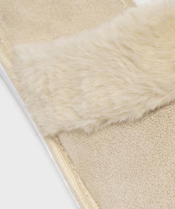 Chaussons mules en velours femme vue6 - GEMO(HOMWR FEM) - GEMO