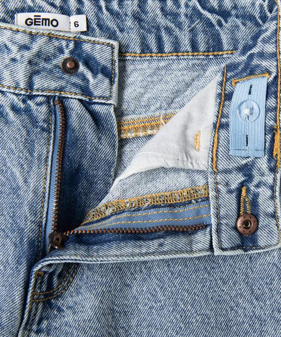 Jean Straight taille ajustable fille vue3 - GEMO 4G FILLE - GEMO