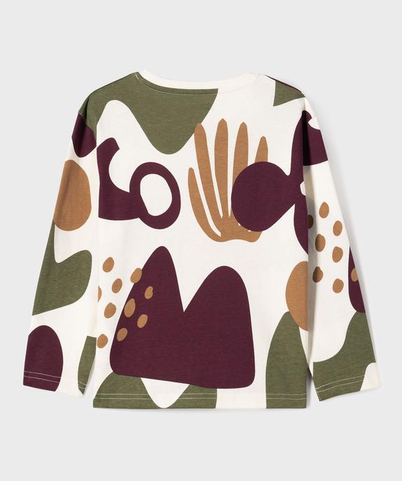 Tee-shirt manches longues imprimé garçon vue4 - GEMO 4G GARCON - GEMO