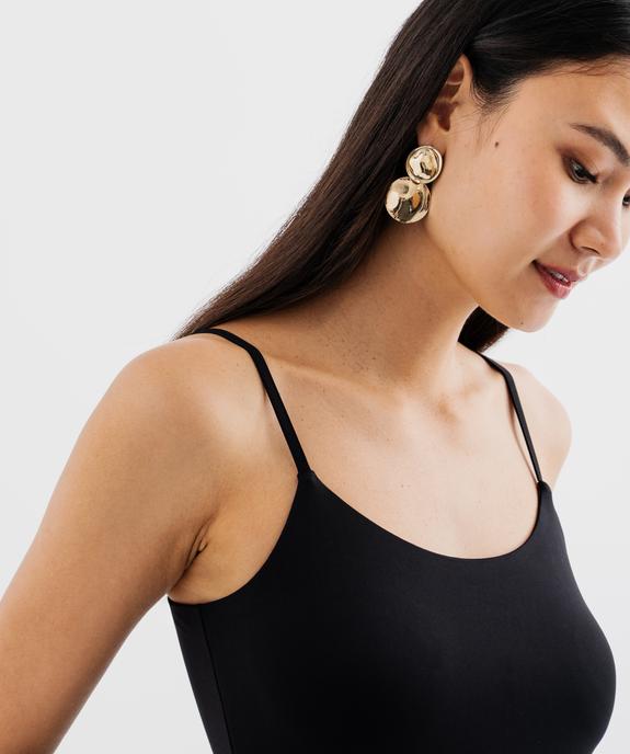 Body à fines bretelles femme vue2 - GEMO(FEMME PAP) - GEMO