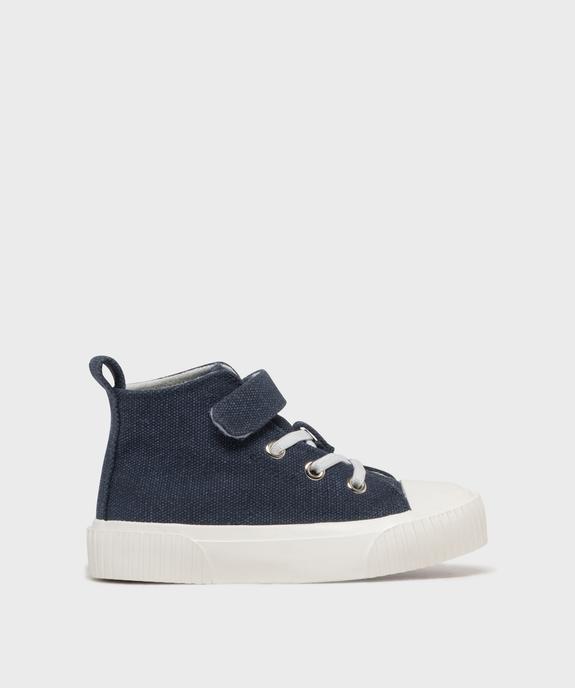 Baskets montantes en toile fermeture scratch garçon - 5 Miles vue1 - 5 MILES GEMO FOR GOOD - GEMO