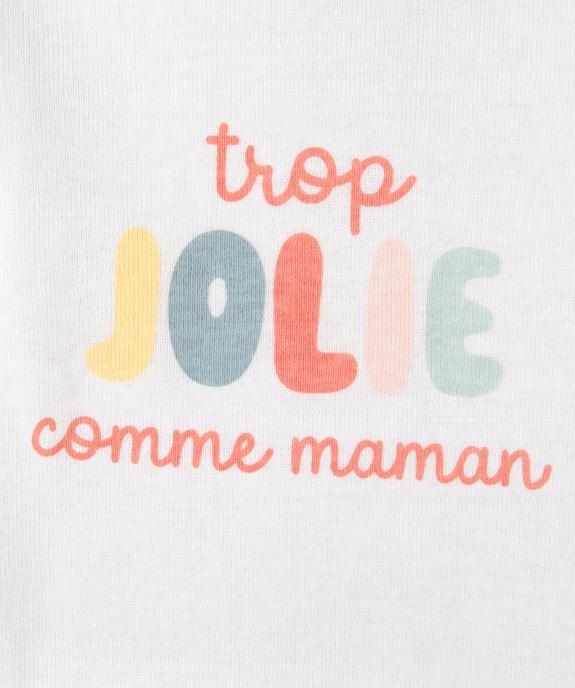 Body à manches longues avec motifs girly bébé fille (lot de 3) vue2 - GEMO 4G BEBE - GEMO