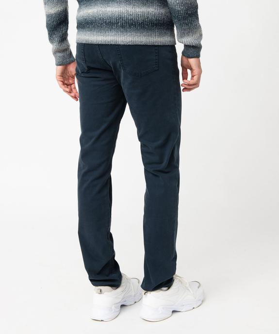 Pantalon slim stretch 5 poches homme vue3 - GEMO 4G HOMME - GEMO