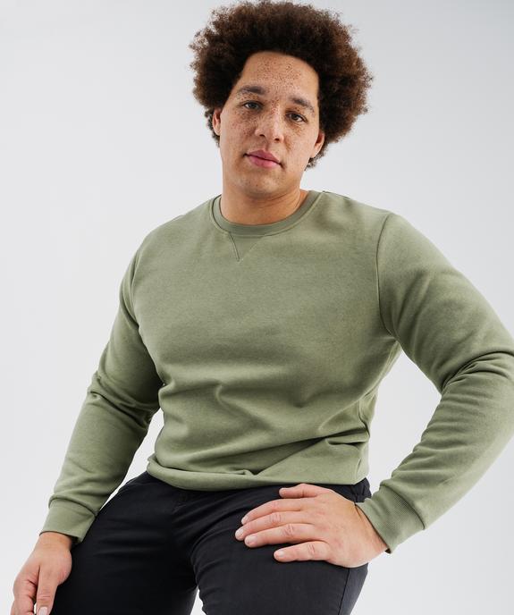 Sweat en molleton doux homme vue5 - GEMO 4G HOMME - GEMO