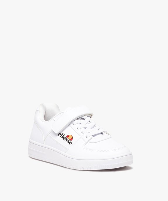 Baskets garçon unies à scratch style rétro - Ellesse vue2 - ELLESSE - GEMO