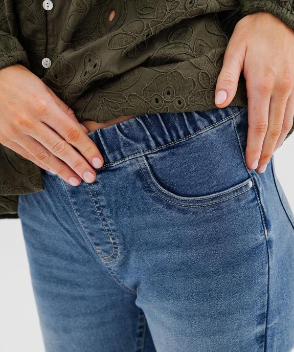 Jegging délavé taille normale femme vue3 - GEMO(FEMME PAP) - GEMO