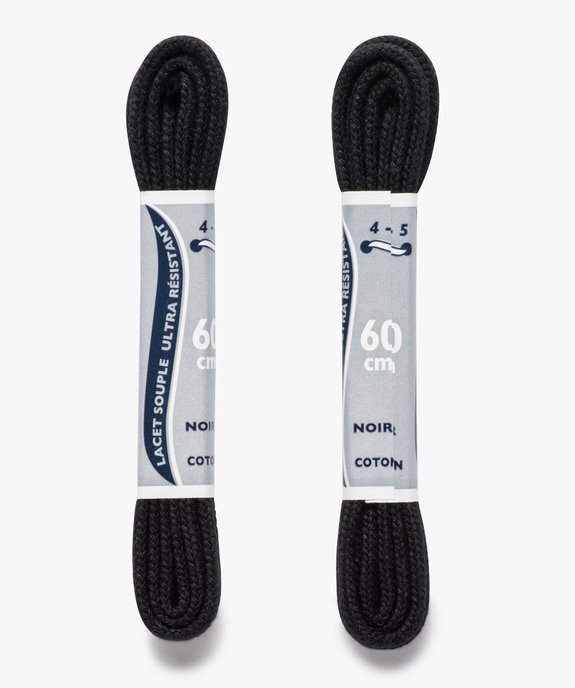 Lot de 2 paires de lacets 60 cm vue1 - GEMO(ENTRETIEN) - GEMO
