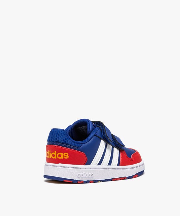 Baskets bébé garçon multicolores – Adidas Hoops 2.0 vue4 - ADIDAS - GEMO