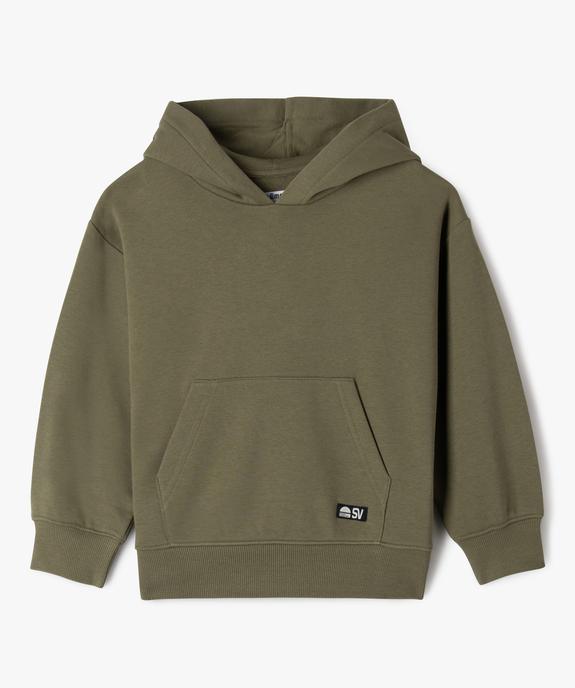 Sweat à capuche molletonné garçon vue1 - GEMO (ENFANT) - GEMO