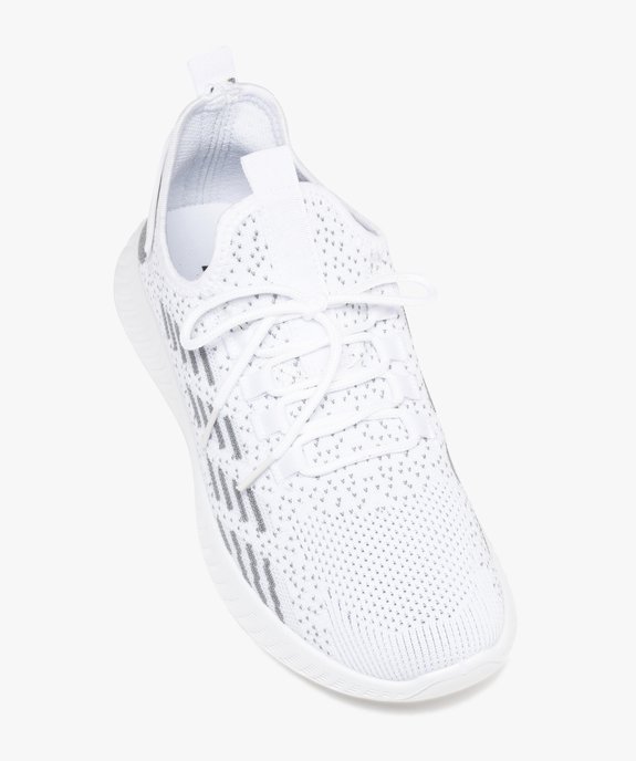 Baskets de running en mesh aéré d'un seul tenant homme vue5 - 5 MILES - GEMO