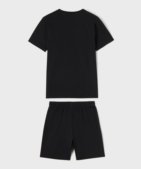 Pyjashort avec motifs Smiley garçon - Smiley World vue4 - SMILEY WORLD - GEMO