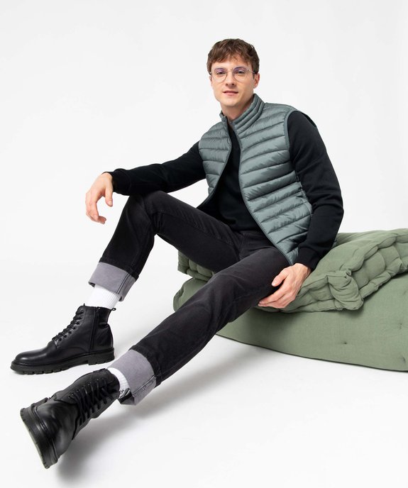 Blouson homme matelassé sans manches vue5 - GEMO 4G HOMME - GEMO