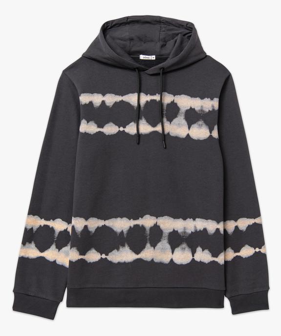 Sweat à capuche effet tie and dye homme vue4 - GEMO (HOMME) - GEMO