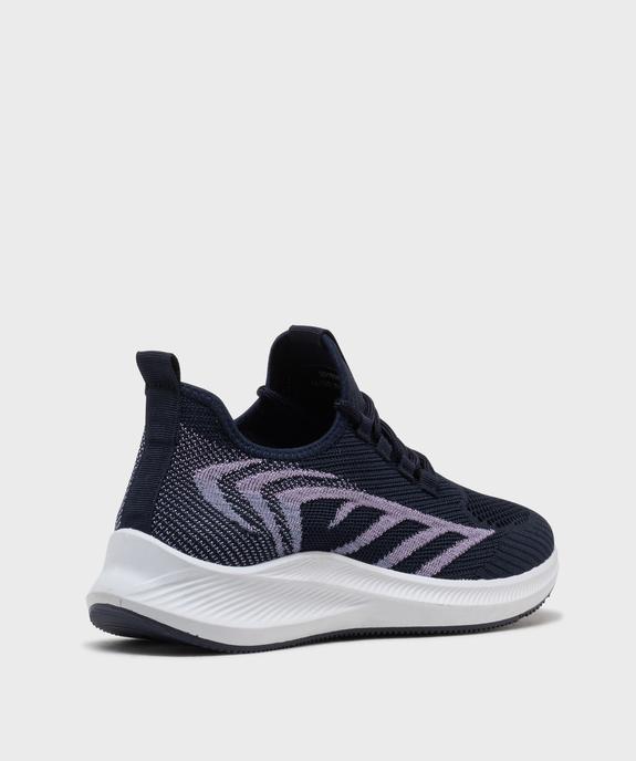 Baskets basses running en mesh à lacets femme - Valentina Baldano vue4 - VALENTINA BALDA - GEMO