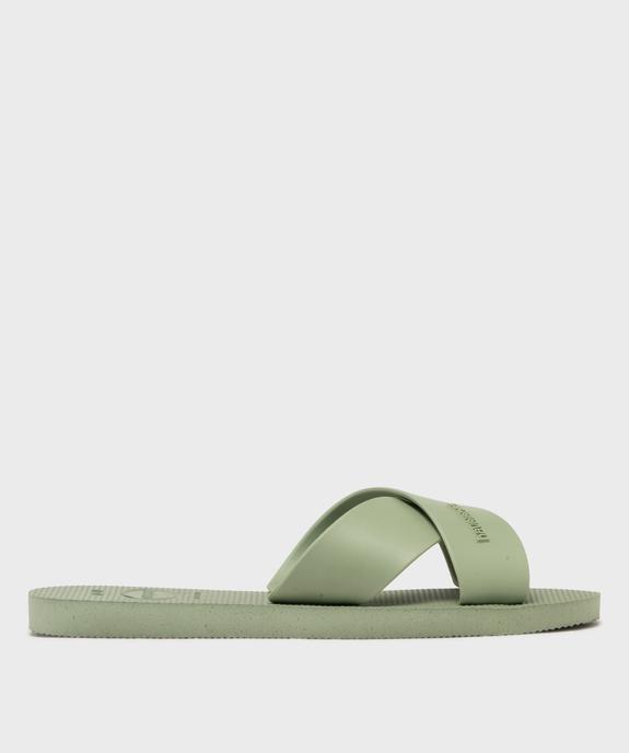 Mules de piscine Aqua unies à brides croisées femme - Havainas vue2 - HAVAIANAS - GEMO