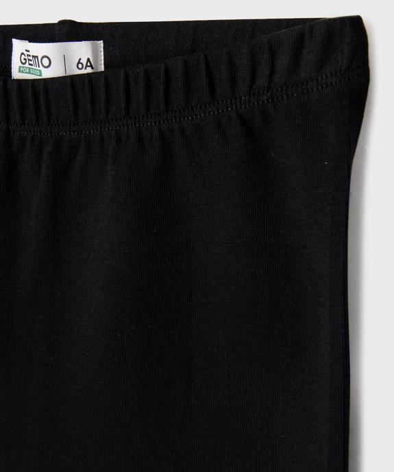 Short moulant en coton stretch fille vue2 - GEMO 4G FILLE - GEMO