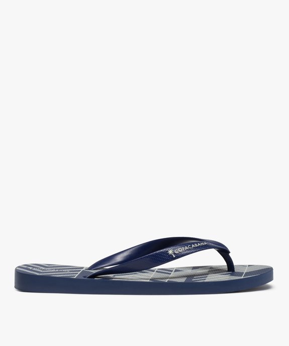 Tongs homme à motifs graphiques - Copacabana vue2 - COPACABANA - GEMO