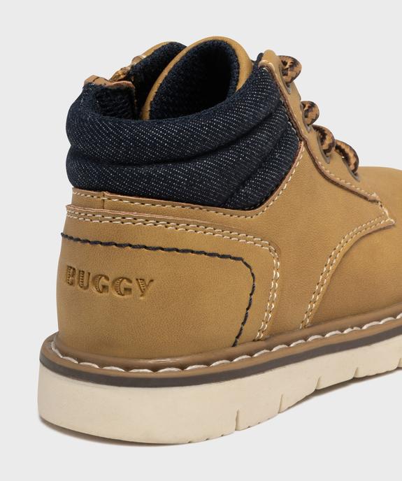 Chaussures montantes à lacets et zip bébé garçon vue6 - BUGGY - GEMO
