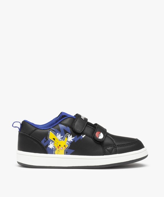 Baskets garçon à scratchs imprimées Pikachu - Pokémon vue1 - POKEMON - GEMO