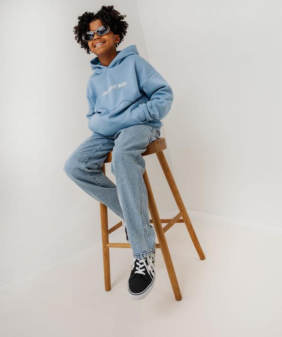 Sweat à capuche avec doublure chaude garçon vue1 - GEMO (JUNIOR) - GEMO