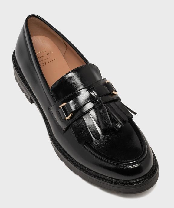 Mocassins à épaisse semelle crantée et bout amande femme - Follow Me vue5 - FOLLOW ME - GEMO